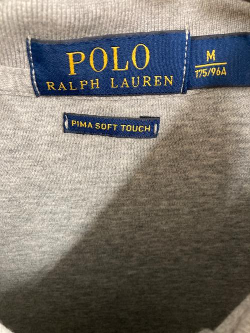 POLO RALPH LAUREN（ポロ・ラルフローレン）POLO RALPH LAUREN (ポロ・ラルフローレン) ポロシャツ グレー サイズ:Mの古着・服飾アイテム