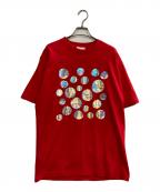 yayoi kusama×TOWATEIヤヨイクサマ×）の古着「Tシャツ」｜レッド