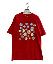 yayoi kusama×TOWATEI（ヤヨイクサマ）の古着「Tシャツ」｜レッド