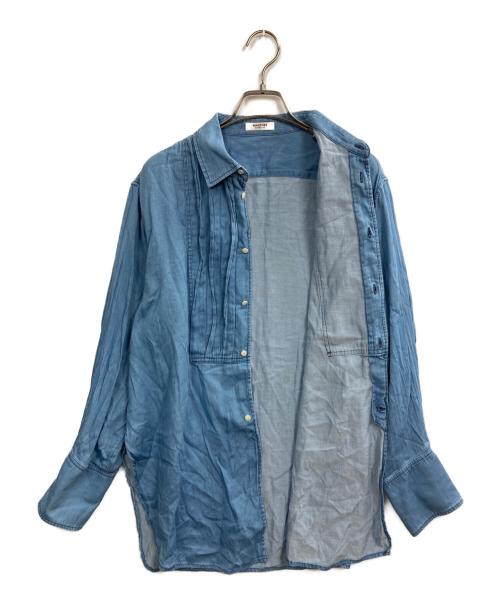 MACPHEE（マカフィー）MACPHEE (マカフィー) ライトデニムチュニックシャツ インディゴ サイズ:36の古着・服飾アイテム
