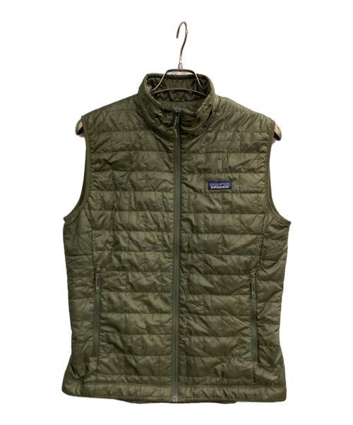 Patagonia（パタゴニア）Patagonia (パタゴニア) ナノパフベスト オリーブ サイズ:Sの古着・服飾アイテム