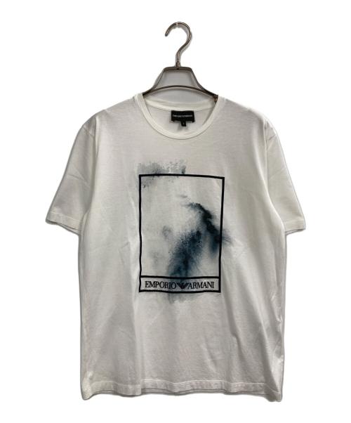 EMPORIO ARMANI（エンポリオ アルマーニ）EMPORIO ARMANI (エンポリオ アルマーニ) 半袖カットソー ホワイト サイズ:Sの古着・服飾アイテム