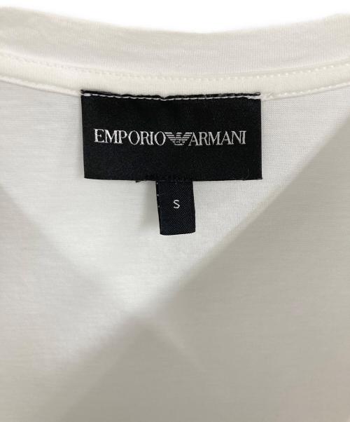 EMPORIO ARMANI（エンポリオ アルマーニ）EMPORIO ARMANI (エンポリオ アルマーニ) 半袖カットソー ホワイト サイズ:Sの古着・服飾アイテム