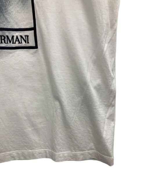 EMPORIO ARMANI（エンポリオ アルマーニ）EMPORIO ARMANI (エンポリオ アルマーニ) 半袖カットソー ホワイト サイズ:Sの古着・服飾アイテム