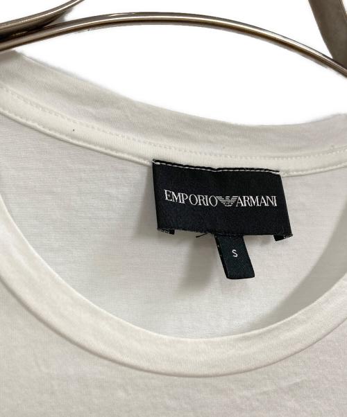 EMPORIO ARMANI（エンポリオ アルマーニ）EMPORIO ARMANI (エンポリオ アルマーニ) 半袖カットソー ホワイト サイズ:Sの古着・服飾アイテム