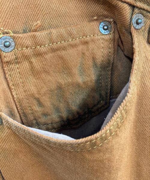 LEVI'S（リーバイス）LEVI'S (リーバイス) 501後染めデニムパンツ ブラウン サイズ:W32L34の古着・服飾アイテム