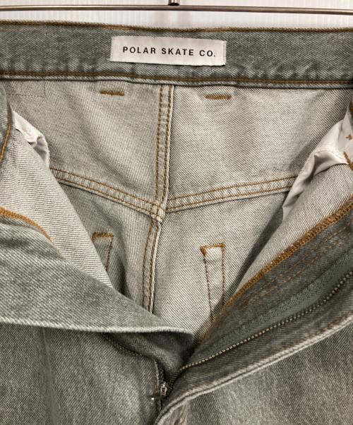 POLAR SKATE CO.（ポーラースケートカンパニー）POLAR SKATE CO. (ポーラースケートカンパニー) バギーデニムパンツ グレー サイズ:Mの古着・服飾アイテム
