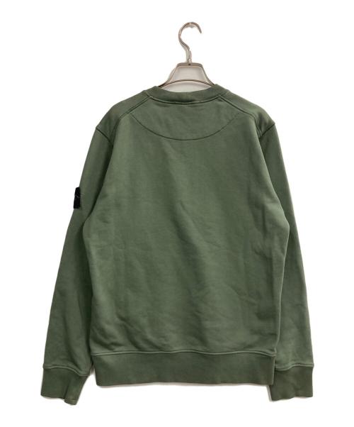 STONE ISLAND（ストーンアイランド）STONE ISLAND (ストーンアイランド) Crewneck Sweatshirt オリーブ サイズ:Mの古着・服飾アイテム
