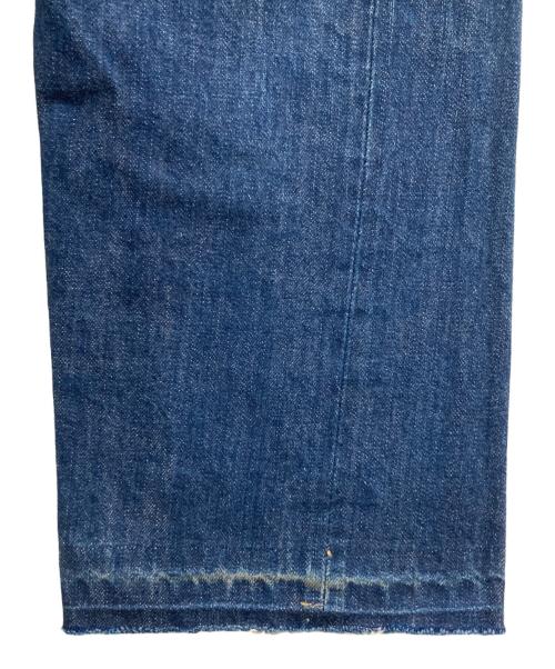BOWERY BLUE MAKERS（バワリーブルーメーカーズ）BOWERY BLUE MAKERS (バワリーブルーメーカーズ) ボタンフライデニムパンツ ネイビー サイズ:W28の古着・服飾アイテム