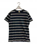 Trophy Clothingトロフィークロージング）の古着「ボーダーカットソー」｜ブラック