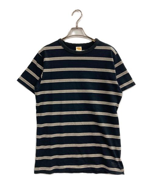 Trophy Clothing（トロフィークロージング）TROPHY CLOTHING (トロフィークロージング) ボーダーカットソー ブラック サイズ:Sの古着・服飾アイテム