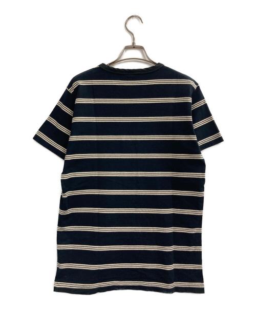 Trophy Clothing（トロフィークロージング）TROPHY CLOTHING (トロフィークロージング) ボーダーカットソー ブラック サイズ:Sの古着・服飾アイテム