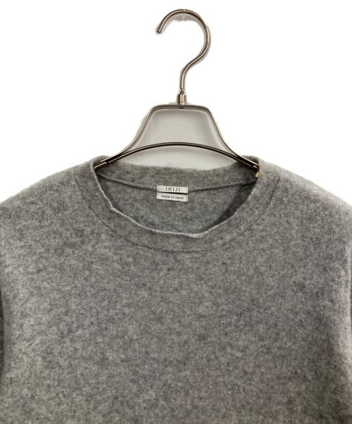 ikiji（イキジ）ikiji (イキジ) カシミヤニット グレー サイズ:二の古着・服飾アイテム