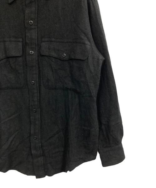 HAVERSACK（ハバーサック）HAVERSACK (ハバーサック) カシミヤシャツ ブラック サイズ:Mの古着・服飾アイテム