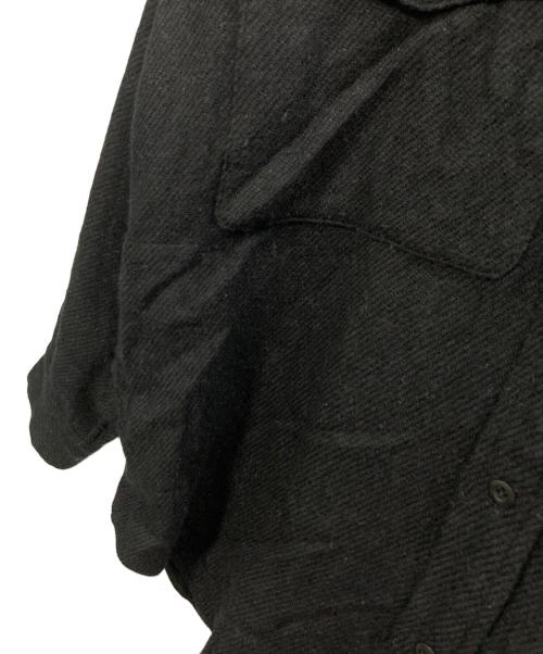 HAVERSACK（ハバーサック）HAVERSACK (ハバーサック) カシミヤシャツ ブラック サイズ:Mの古着・服飾アイテム