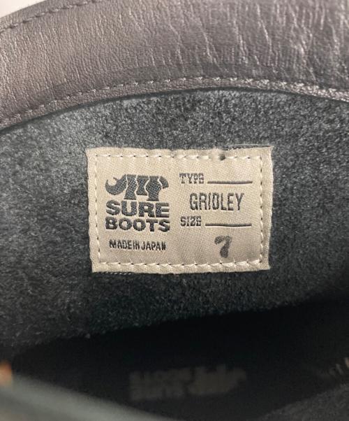 SURE BOOTS（シュアブーツ）SURE BOOTS (シュアブーツ) GRIDLEY エンジニアブーツ ブラック サイズ:7の古着・服飾アイテム