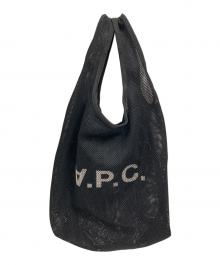 A.P.C.（アーペーセー）の古着「メッシュトートバッグ」｜ブラック
