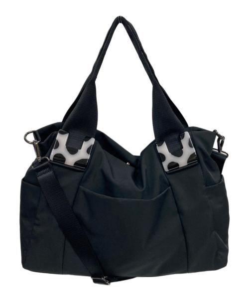 ear PAPILLONNER（イアパピヨネ）ear PAPILLONNER (イアパピヨネ) 樹脂パーツトートバッグS ブラックの古着・服飾アイテム