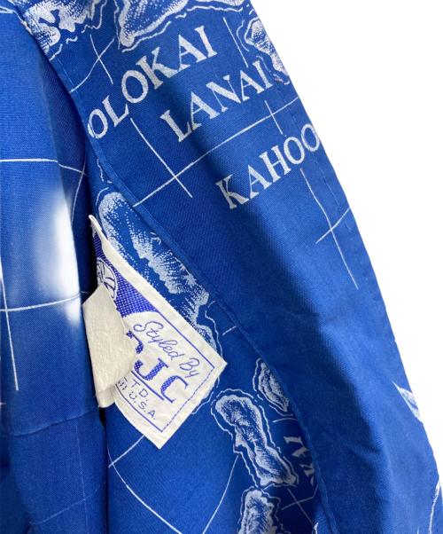 RJC（アールジェーシー）RJC (アールジェーシー) アロハシャツ ブルー サイズ:STYLEの古着・服飾アイテム