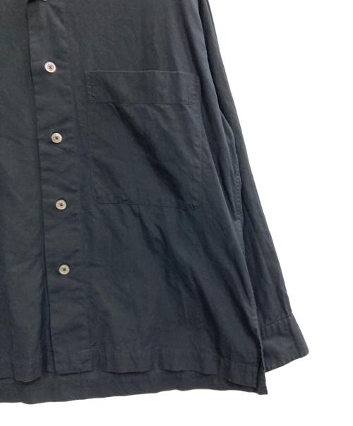 MARGARET HOWELL（マーガレットハウエル）MARGARET HOWELL (マーガレットハウエル) 21AW スタンドカラー コットンボイル シャツ ネイビー サイズ:Sの古着・服飾アイテム