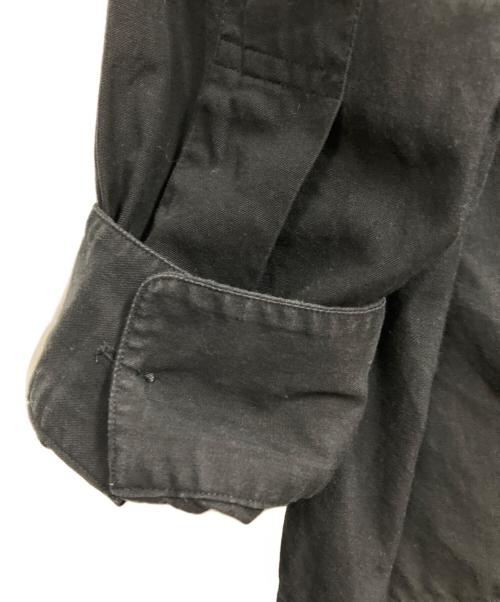 MARGARET HOWELL（マーガレットハウエル）MARGARET HOWELL (マーガレットハウエル) 21AW スタンドカラー コットンボイル シャツ ネイビー サイズ:Sの古着・服飾アイテム