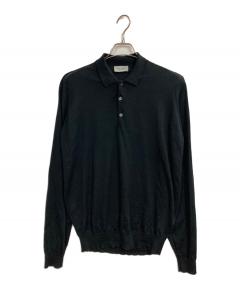 中古・古着通販】JOHN SMEDLEY (ジョンスメドレー) 総柄ニット