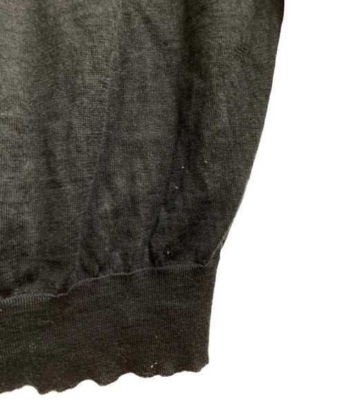 JOHN SMEDLEY（ジョンスメドレー）JOHN SMEDLEY (ジョンスメドレー) ニットポロシャツ ブラック サイズ:Lの古着・服飾アイテム