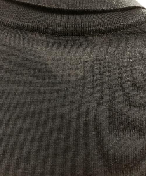 JOHN SMEDLEY（ジョンスメドレー）JOHN SMEDLEY (ジョンスメドレー) ニットポロシャツ ブラック サイズ:Lの古着・服飾アイテム