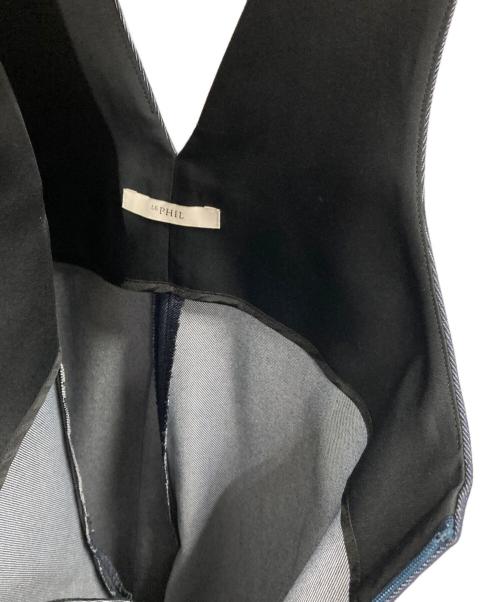 LE PHIL（ル フィル）LE PHIL (ル フィル) オールインワン ネイビーの古着・服飾アイテム