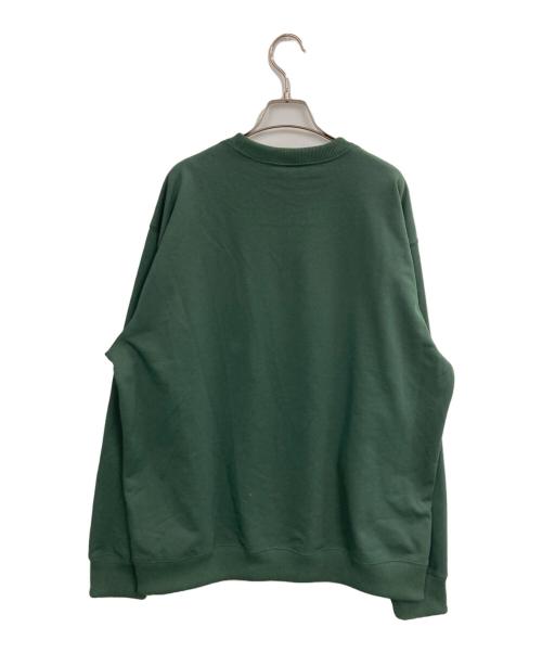 THE NORTH FACE（ザ ノース フェイス）THE NORTH FACE (ザ ノース フェイス) Small Logo Heather Sweat Crew(スモールロゴヘザースウェットクルー) グリーン サイズ:XLの古着・服飾アイテム