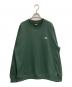 THE NORTH FACE（ザ ノース フェイス）の古着「Small Logo Heather Sweat Crew(スモールロゴヘザースウェットクルー)」｜グリーン