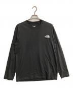 THE NORTH FACEザ ノース フェイス）の古着「スクエアロゴティー」｜ブラック
