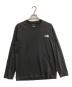 THE NORTH FACE（ザ ノース フェイス）の古着「スクエアロゴティー」｜ブラック