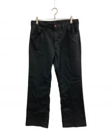 Wrangler（ラングラー）の古着「ランチャー フレアードレスパンツ」｜ブラック
