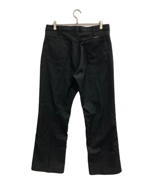 Wrangler（ラングラー）Wrangler (ラングラー) ランチャー フレアードレスパンツ ブラック サイズ:Lの古着・服飾アイテム