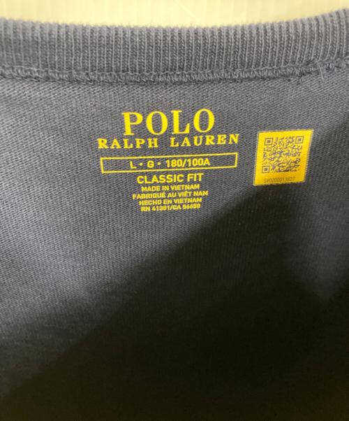 POLO RALPH LAUREN（ポロ・ラルフローレン）POLO RALPH LAUREN (ポロ・ラルフローレン) 半袖カットソー ネイビー サイズ:Lの古着・服飾アイテム
