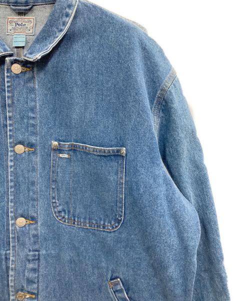 POLO RALPH LAUREN（ポロ・ラルフローレン）POLO RALPH LAUREN (ポロ・ラルフローレン) デニムジャケット ブルー サイズ:Mの古着・服飾アイテム