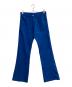 DAIRIKU（ダイリク）の古着「Flare pressed pants」｜ブルー