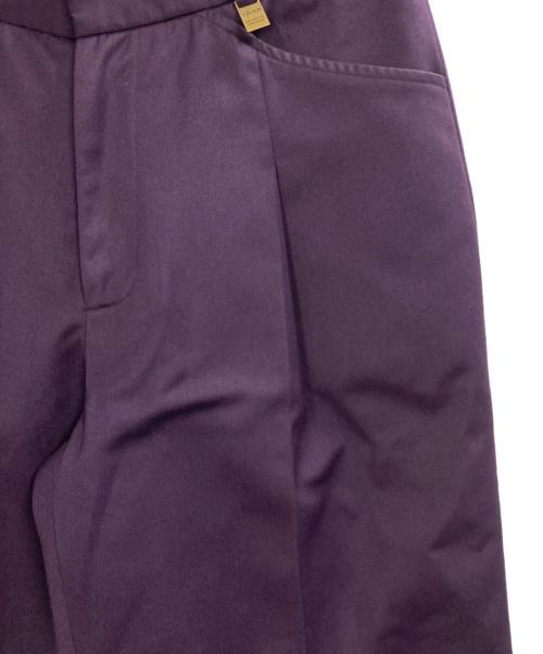 JOHN（ジョン）JOHN (ジョン) センタープレスパンツ パープル サイズ:Lの古着・服飾アイテム
