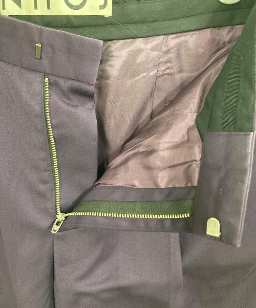 JOHN（ジョン）JOHN (ジョン) センタープレスパンツ パープル サイズ:Lの古着・服飾アイテム