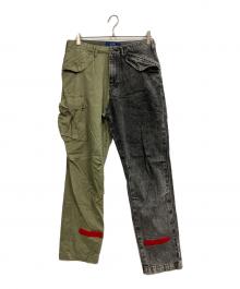 SURKU（スルク）の古着「M-65カーゴパンツ」｜グリーン×グレー
