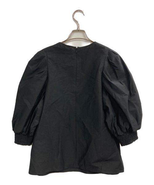 UNITED ARROWS（ユナイテッドアローズ）UNITED ARROWS (ユナイテッドアローズ) MANTECO パフスリーブ ブラウス ウォッシャブル ブラック サイズ:表記無し（実寸サイズをご確認ください）の古着・服飾アイテム