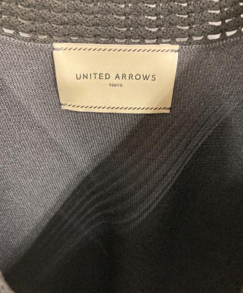 UNITED ARROWS（ユナイテッドアローズ）UNITED ARROWS (ユナイテッドアローズ) Vネック ニットチュニック ブラック サイズ:Freeの古着・服飾アイテム