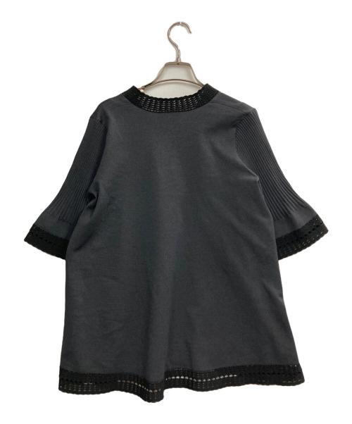 UNITED ARROWS（ユナイテッドアローズ）UNITED ARROWS (ユナイテッドアローズ) 26SS Vネック ニットチュニック ブラック サイズ:Freeの古着・服飾アイテム