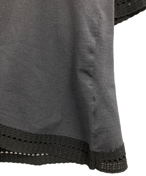 UNITED ARROWS（ユナイテッドアローズ）UNITED ARROWS (ユナイテッドアローズ) 26SS Vネック ニットチュニック ブラック サイズ:Freeの古着・服飾アイテム