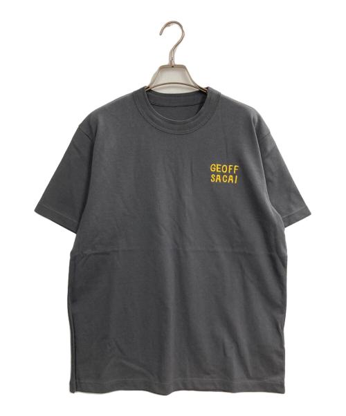 sacai（サカイ）sacai (サカイ) Geoff Mcfetridge Embroidery T-Shirt グレー サイズ:2の古着・服飾アイテム