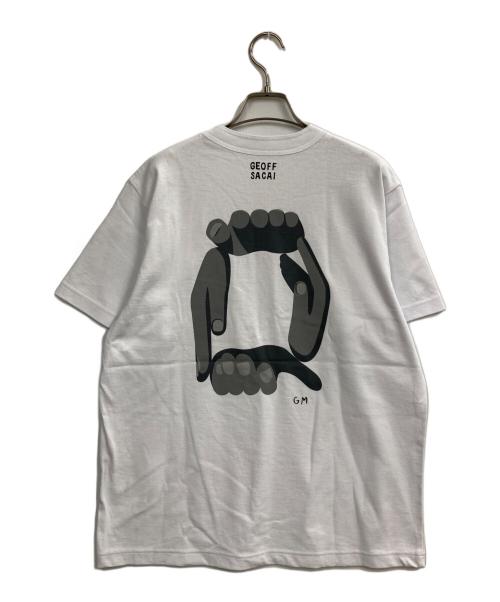 sacai（サカイ）sacai (サカイ) Geoff Mcfetridge Print T-Shirt ホワイト サイズ:Mの古着・服飾アイテム