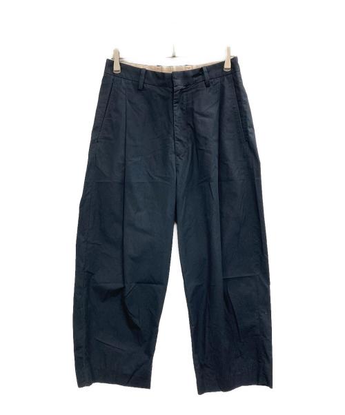 URU（ウル）uru (ウル) 1TUCK PANTS ネイビー サイズ:1の古着・服飾アイテム