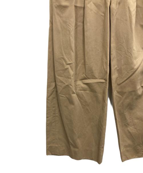 URU（ウル）URU (ウル) 2 TUCK WIDE PANTS ベージュ サイズ:1の古着・服飾アイテム