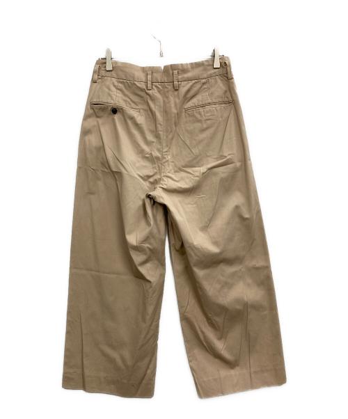 URU（ウル）URU (ウル) 2 TUCK WIDE PANTS ベージュ サイズ:2の古着・服飾アイテム
